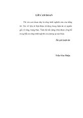 Luận án hoàn thiện hạch toán tài sản cố định nhằm tăng cường quản lý tài sản cố định trong các doanh nghiệp xây dựng Việt Nam