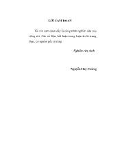 Luận án Huy ñộng và sử dụng vốn ñầu tư của ngân hàng cho chuyển dịch cơ cấu kinh tế trên ñịa bàn tỉnh Hưng Yên
