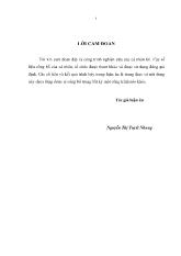 Luận án Nghiên cứu thống kê Tài khoản vệ tinh du lịch ở Việt Nam