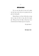 Luận án Những vấn đề lý luận và thực tiễn về cổ phần hoá và sau cổ phần hoá các doanh nghiệp nhà nưỚc ở Việt Nam
