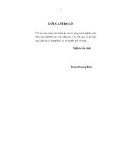 Luận án Ðổi mới hoạt ñộng thị trường mở của Ngân hàng Nhà nước Việt Nam