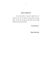 Luận án Phân tích tài chính trong các doanh nghiệp giao thông đường bộ Việt Nam