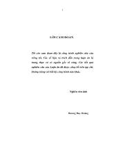 Luận án Thúc ñẩy xuất khẩu dịch vụ của Việt Nam khi là thành viên của Tổ chức Thương mại Thế giới (WTO)