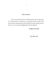 Luận án Vai trò của nhà nước trong quá trình công nghiệp hoá hướng về xuất khẩu của Malaixia - Kinh nghiệm và khả năng vận dụng vào Việt Nam