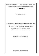 Luận án Xây dựng tập đoàn tài chính ngân hàng từ ngân hàng thương mại cổ phần tại thành phố Hồ Chí Minh