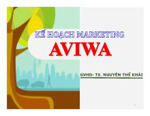 Tiểu luận Kế hoạch marketing AVIWA