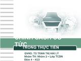 Bài thuyết trình Chính sách cổ tức trong thực tiễn