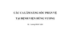 Đề tài Các ca lâm sàng sốc phản vệ tại bệnh viện Hùng Vương