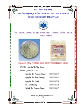 Đề tài Ứng dụng công nghệ sinh học trong công nghệ thực phẩm