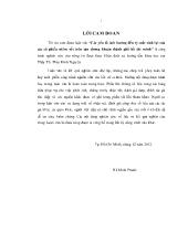 Luận văn Các yếu tố ảnh hưởng đến tỷ suất sinh lợi của các cổ phiếu niêm yết trên sàn chứng khoán thành phố Hồ Chí Minh