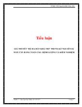 Tiểu luận Giả thuyết “bộ ba bất khả thi” trong kỷ nguyên sự mất cân bằng toàn cầu: định lượng và kiểm nghiệm