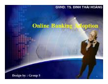 Tiểu luận Online Banking Adoption