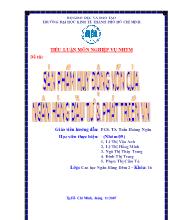Tiểu luận Sản phẩm huy động vốn của ngân hàng đầu tư và phát triển Việt Nam