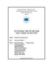 Tiểu luận Thị trường tiền tệ Việt Nam thực trạng và giải pháp