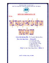 Tiểu luận Thực trạng lạm phát của Việt Nam trong những năm 2007