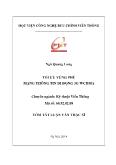 Tóm tắt luận văn Tối ưu vùng phủ mạng thông tin di động 3G WCDMA