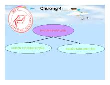 Bài giảng Chương 4- Phương pháp luận