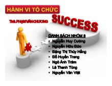 Bài thảo luận Phong cách lãnh đạo kết quả thực hiện