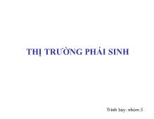 Bài thảo luận Thị trường phái sinh