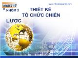 Bài thuyết trình Thiết kế tổ chức chiến lược