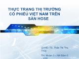 Bài thuyết trình Thực trạng thị trường cổ phiếu Việt Nam trên sàn hose