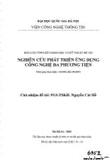 Báo cáo Nghiên cứu phát triển ứng dụng công nghệ đa phương tiện