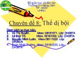 Chuyên đề Thể dị bội