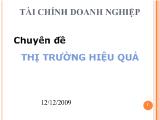 Chuyên đề Thị trường hiệu quả