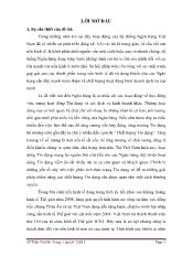 Đề tài Chất lượng Tín dụng tại Ngân hàng thương mại cổ phần Kiên Long- Chi nhánh Hải Phòng