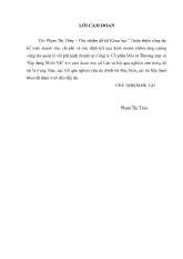 Đề tài Hoàn thiện công tác kế toán Doanh thu, chi phí và xác định kết quả kinh doanh nhằm tăng cƣờng công tác quản lý chi phí kinh doanh tại Công ty Cổ phần Đầu tư Thương mại và Xây dựng Minh Vũ