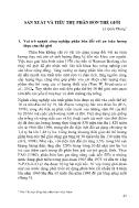 Đề tài Sản xuất và tiêu thụ phân bón thế giới