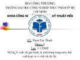 Đề tài Vi sinh vật gây bệnh, kí sinh trùng trong nước thải sinh hoạt và vi sinh vật chỉ thị