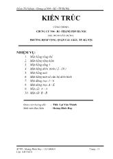 Đồ án Thiết kế Công trình: chung cư n04 - B2 –thành phố hà nội địa điểm xây dựng: phường dịch vọng, quận cầu giấy, tp. Hà Nội