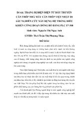 Đồ án Trang bị điện điện tử dây truyền cán thép nhà máy cán thép việt nhật đi sâu nghiên cứu xây dựng hệ thống đièu khiển công đoạn đóng bó bằng plc s7-300