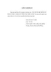 Đồ án Xây dựng hệ thống sử dụng năng lượng mặt trời cho chiếu sáng