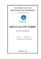 Khóa luận Một số giải pháp nhằm nâng cao chất lượng chương trình du lịch tại công ty lữ hành hanoitourist