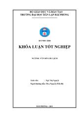 Khóa luận Nghệ thuật diễn xướng hát dô (liệp tuyết -Quốc oai - hà nội) và khả năng khai thác phục vụ du lịch