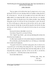 Khóa luận Tìm hiểu không gian văn hoá cồng chiêng Tây Nguyên. Thực trạng và giải pháp phục vụ phát triển du lịch ở địa phương