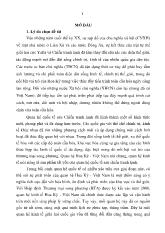 Luận án Tiến trình quan hệ kinh tế Hoa Kỳ - Việt Nam giai đoạn 2000 - 2012