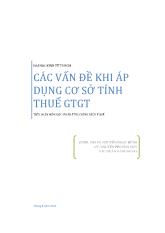 Tiểu luận Các vấn đề khi áp dụng cơ sở tính thuế giá trị gia tăng