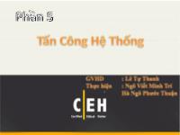 Phần 5 Tấn công hệ thống