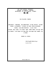 ORGANIZING PAIRWORK AND GROUPWORK IN THE CONTEXT OF HIGH SCHOOL CLASSROOMS AT PHAM VAN NGHI UPPER SECONDARY SCHOOL, NAM DINH PROVINCE: A CASE STUDY