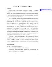 The study of the structures used in the hotel industry: some strategies employed in dealing with guests’ complaints and the language used in dealing with guests’ complaints