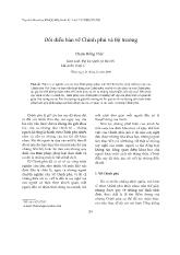Đôi điều bàn về Chính phủ và Bộ trưởng
