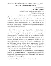 Nâng cao sức chịu tải của nền đất yếu dưới móng nông bằng giải pháp lưới địa kỹ thuật