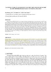 Tạo dòng vi khuẩn escherichia coli biểu hiện protein dung hợp ecotin-Miniproinsulin dạng tan trong chu chất