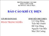 Báo cáo Khí cụ điện