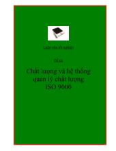 Đề tài Chất lượng và hệ thống quản lý chất lượng ISO 9000