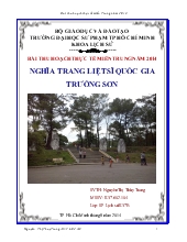 Đề tài Nghĩa trang liệt sĩ quốc gia Trường Sơn