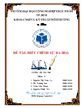 Điều chỉnh sự ra hoa